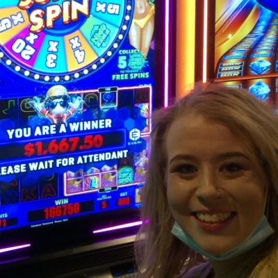 Emily, Jackpot winner at 7th Street Casino