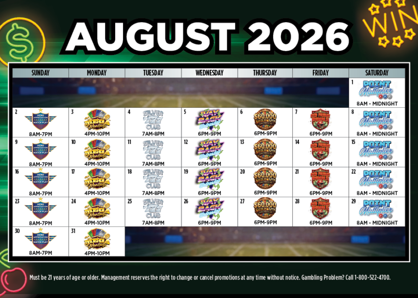 August 2026 Calendar